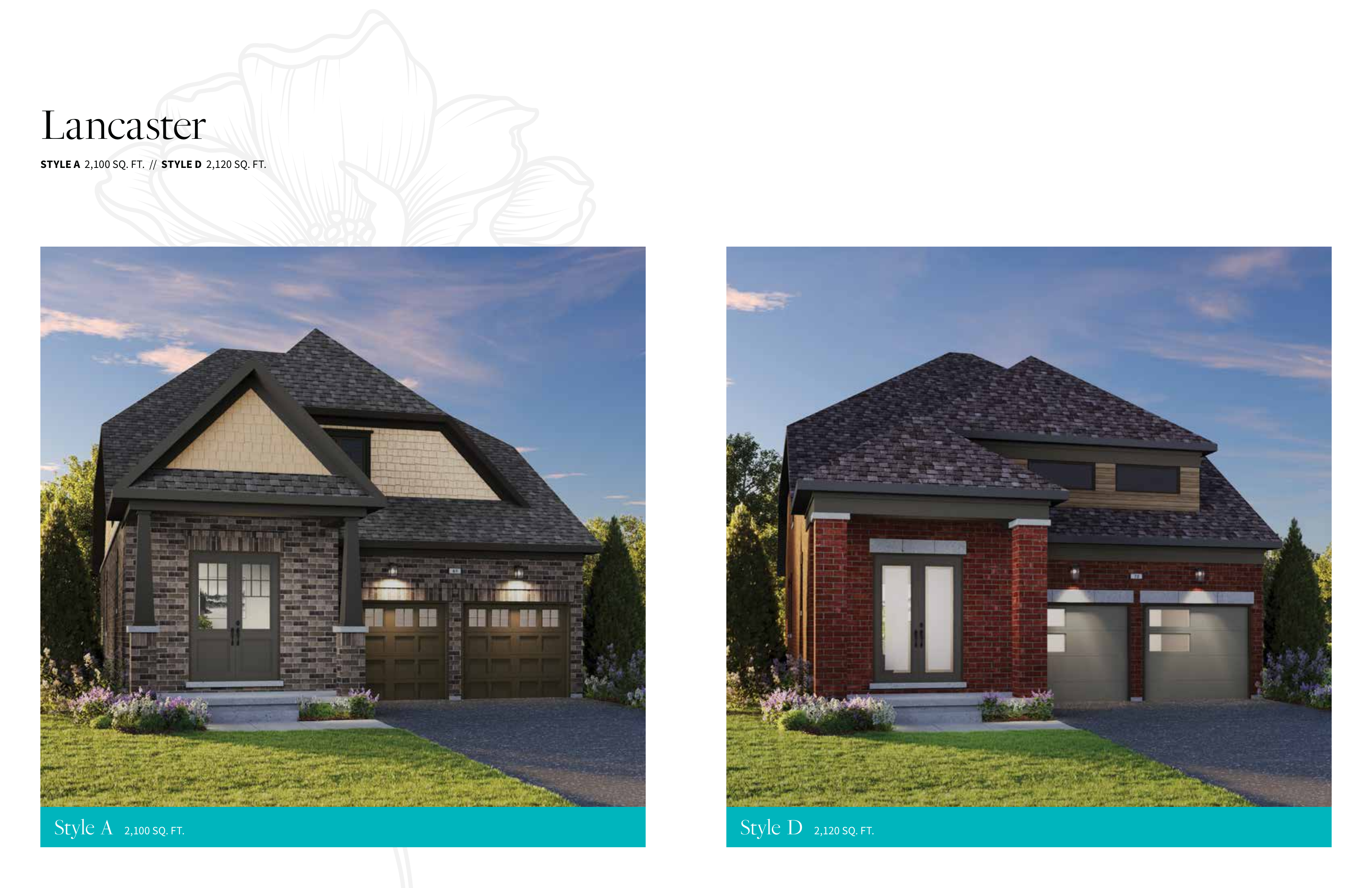 Lancaster bungalow exterior renderings