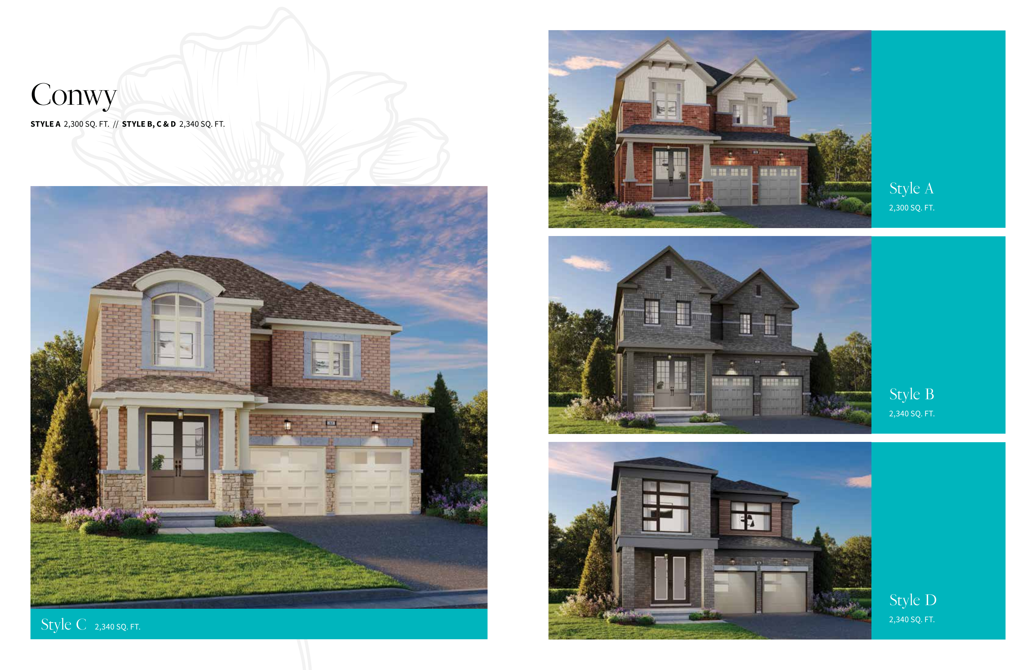 Conwy single exterior renderings