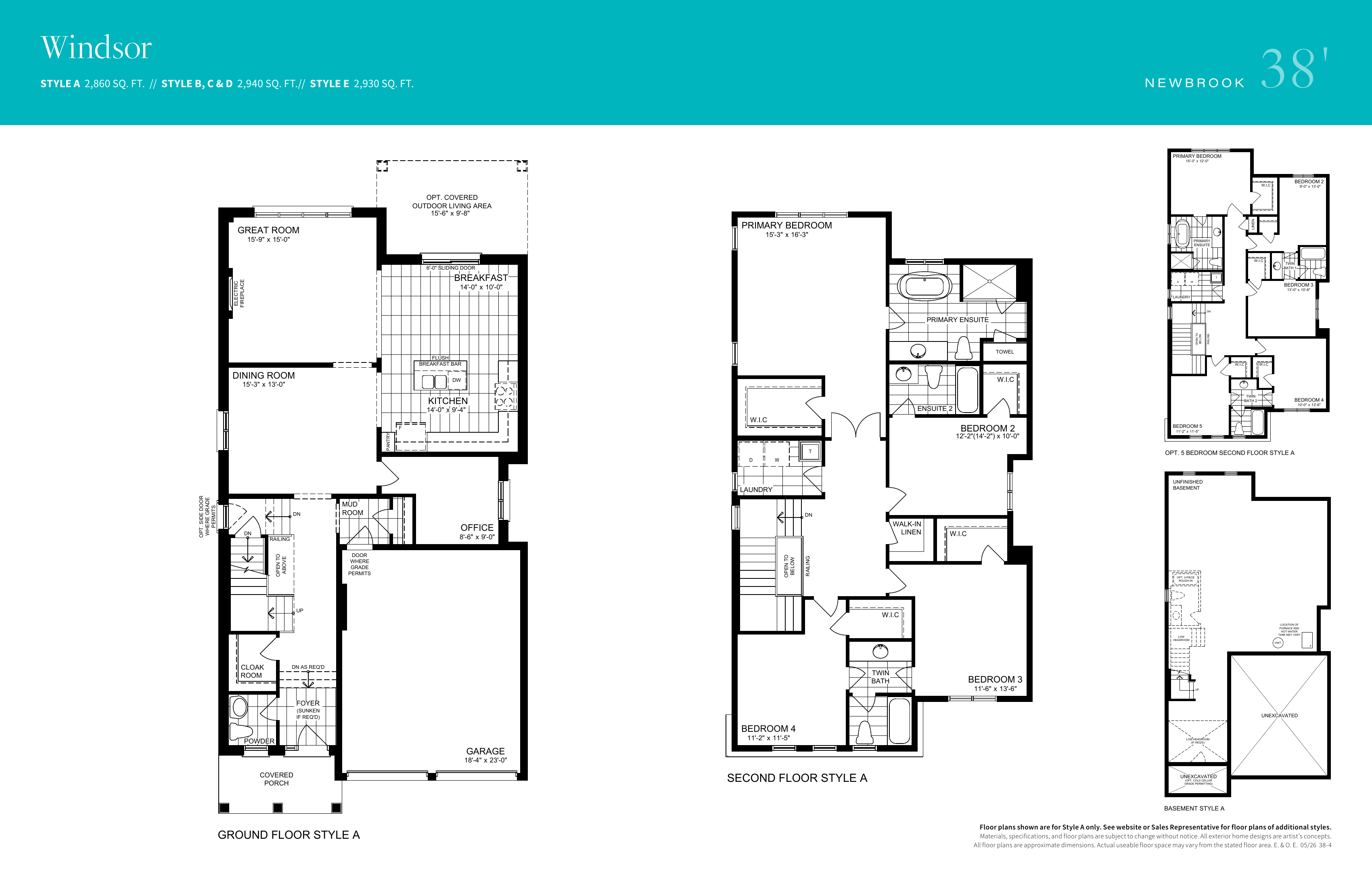 Windsor floor plan