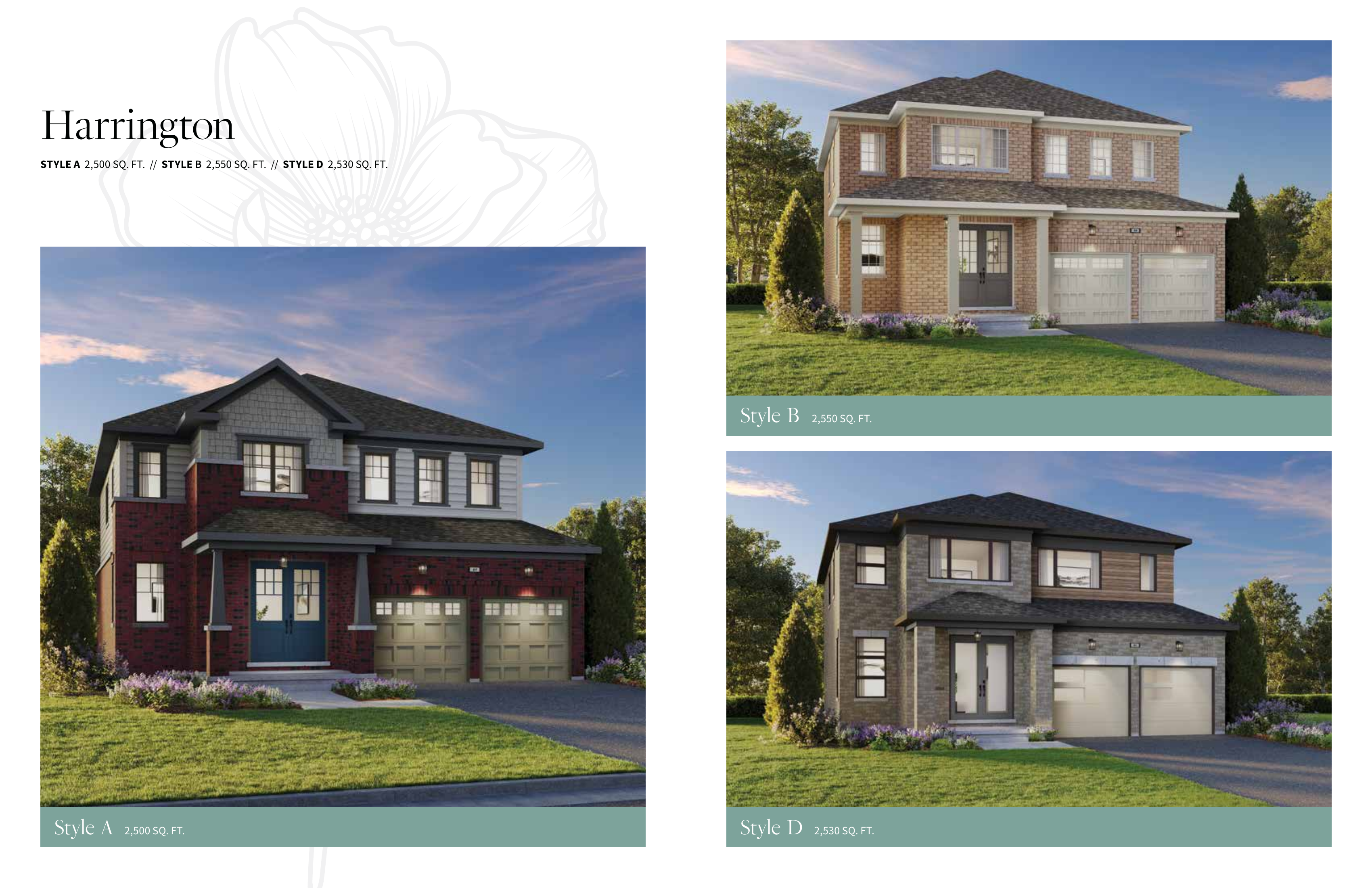 Harrington single exterior renderings
