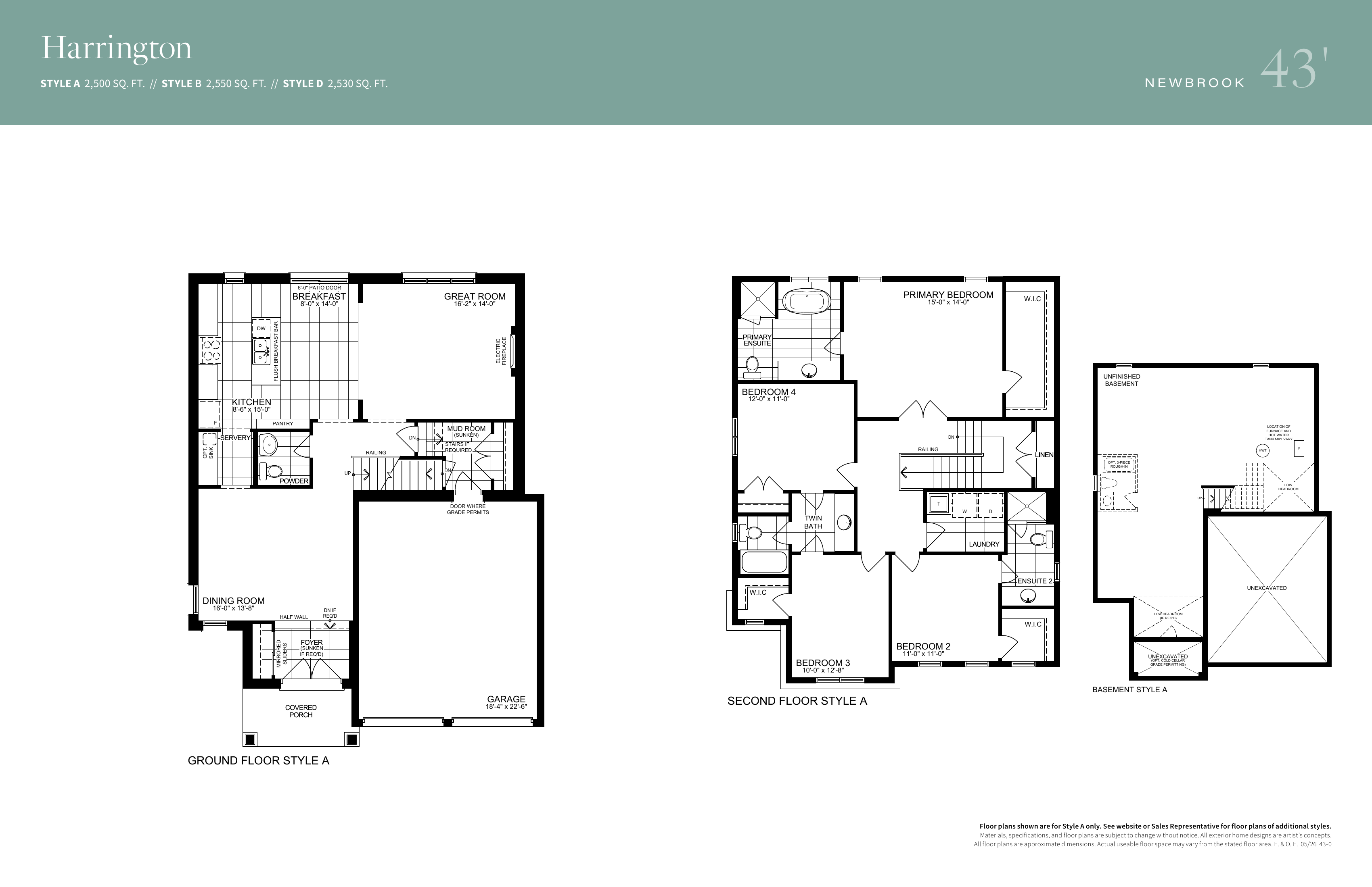 Harrington floor plan