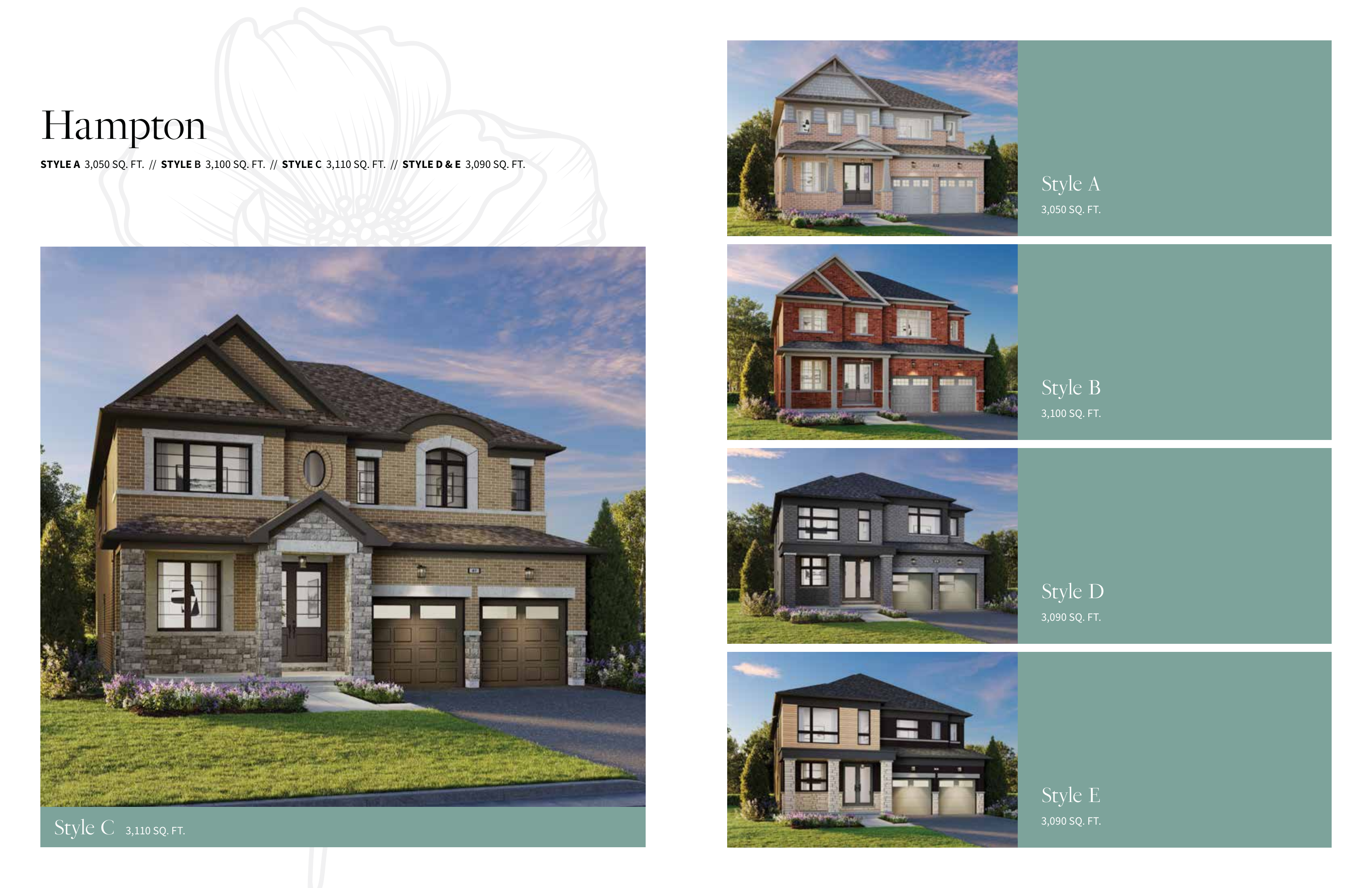 Hampton single exterior renderings